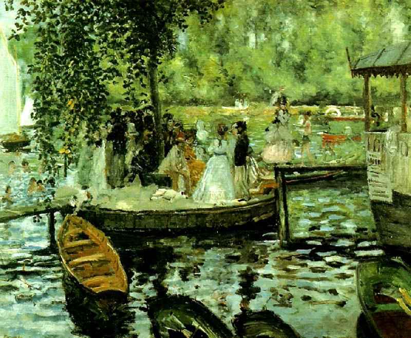 Pierre Auguste Renoir la grenouillere China oil painting art